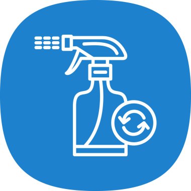 Temizleme simgesinin vektör illüstrasyonu