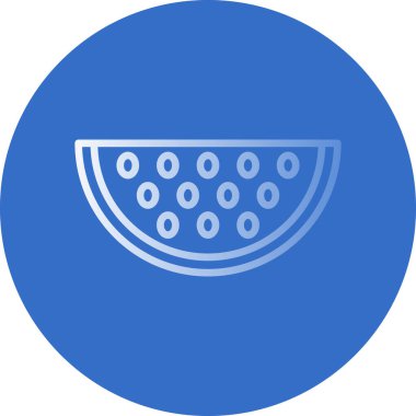 Karpuz simgesi basit illüstrasyon