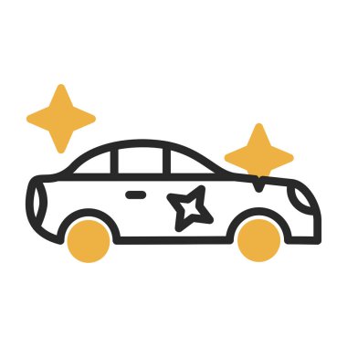 araba simgesi vektör illüstrasyonu