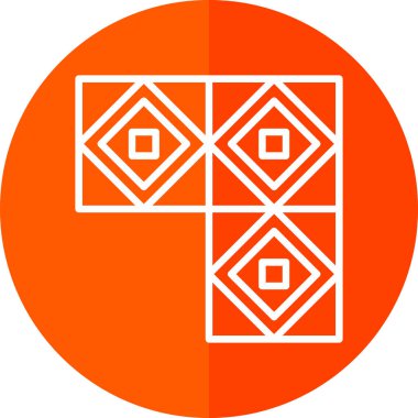 Güzel kırmızı ve beyaz bir arkaplanın vektör çizimi