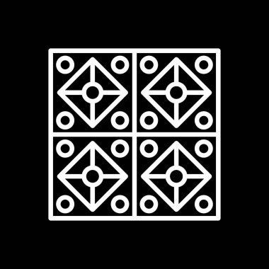 Casino çip vektör simgesi