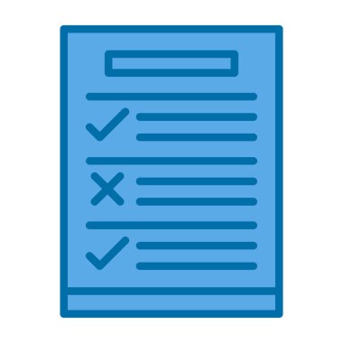 rapor web çizgisi simgesi, vektör illüstrasyonu 