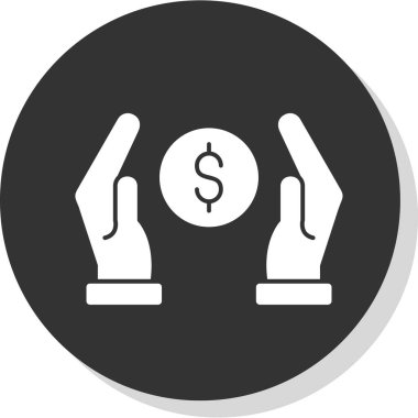 Dolar simgesi vektör illüstrasyonu