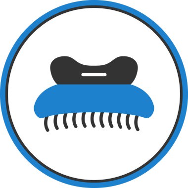 Tarak. Web simgesi basit illüstrasyon