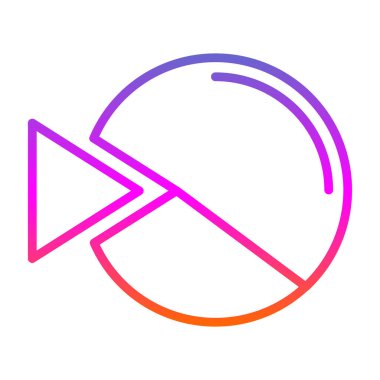 pasta grafiği vektör çizim