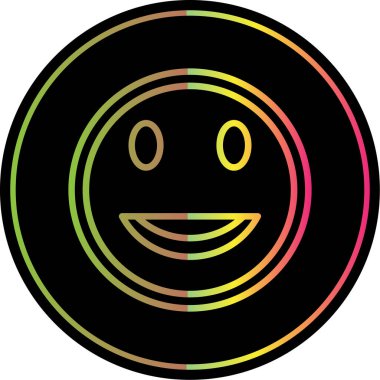 Moda tarzı ve vektör illüstrasyonunda emoji simgesi