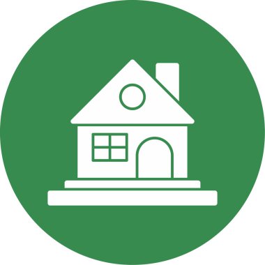 ev simgesi modern basit illüstrasyon