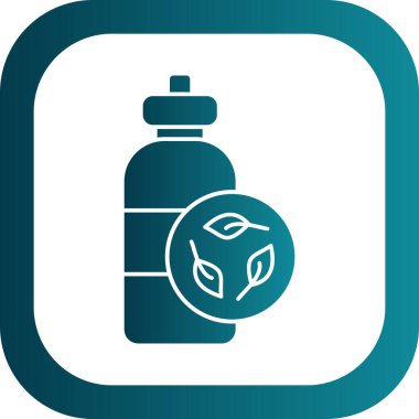 Tasarımınız için vektör şişe illüstrasyonu