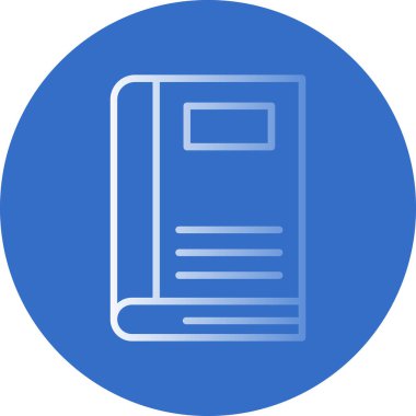 Kitap simgesinin vektör illüstrasyonu 