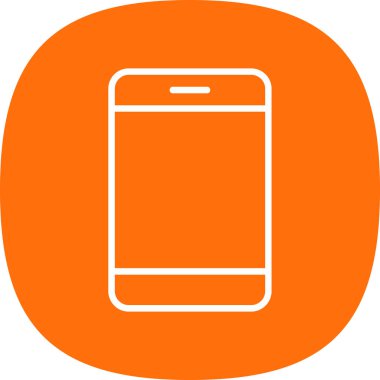 Akıllı telefon simgesinin vektör illüstrasyonu 