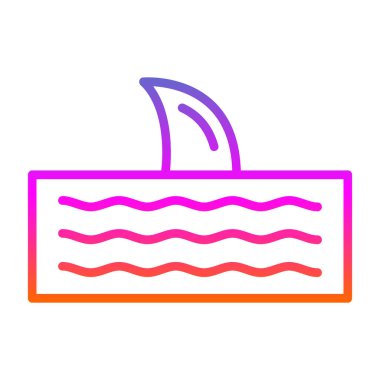 Pastalı kek, tatlı ikonu. vektör illüstrasyonu