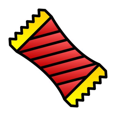 Şeker ikonunun vektör illüstrasyonu  