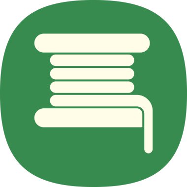 Tek bir simgenin vektör illüstrasyonu