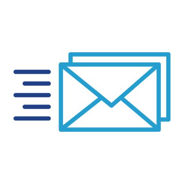 e- posta simgesi, vektör illüstrasyonu basit tasarım