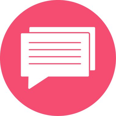 sohbet baloncuğu ileti vektör çizgisi simgesi 