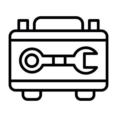 pil simgesi, vektör illüstrasyonu