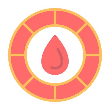 kan damlası vektör simgesi