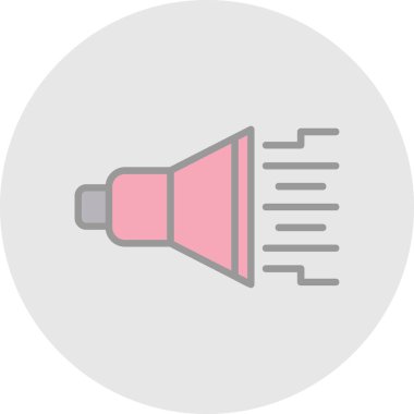 Hoparlör Düz Vektör Simgesi