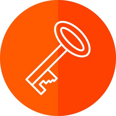 Anahtar. Web simgesi basit illüstrasyon