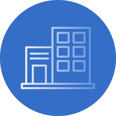 modern yapı web simgesi, vektör illüstrasyonu