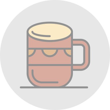 Kupa web simgesi, vektör illüstrasyonu 