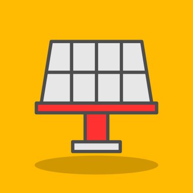 güneş paneli vektör illüstrasyon