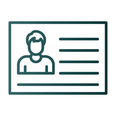 Pano simgesi olan adam. İnce çizgi tarzı. vektör illüstrasyonu.