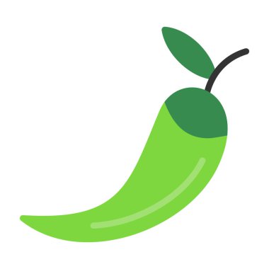 chili pepper simge vektör illüstrasyonu