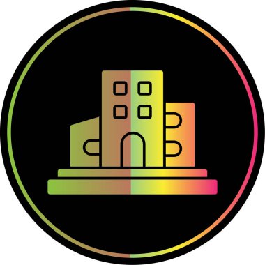 modern yapı web simgesi, vektör illüstrasyonu