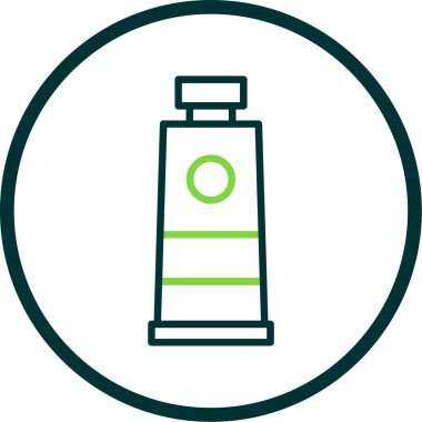 Basit resim arkaplanını boya tüp web simgesi 