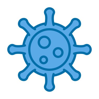 Virüs ikonu vektör illüstrasyonu