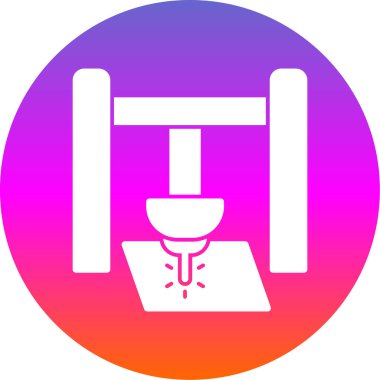 Lazer ağ simgesi vektör illüstrasyonu