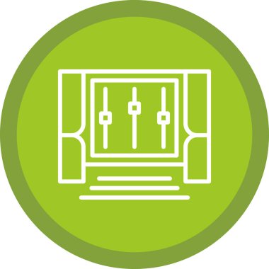 Modern bir simgenin vektör illüstrasyonu