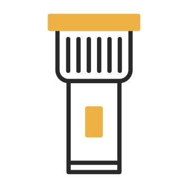 ilaç şişesi ikon vektör ana hatları