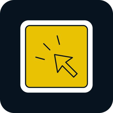 Seo İmleç simgesinin vektör illüstrasyonu