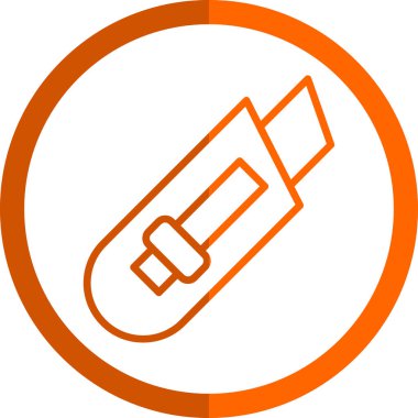 Kağıt Kesicisi ikon vektör illüstrasyonu