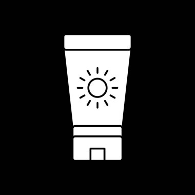 saun krem ikonu vektör illüstrasyonu