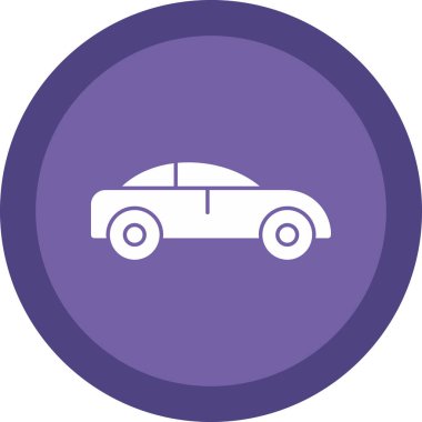 araba simgesi, vektör illüstrasyonu 