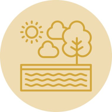 Bulut. Web simgesi basit illüstrasyon