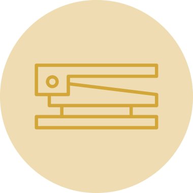 Ofis modern simgesinin vektör illüstrasyonu