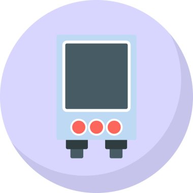 Televizyon. Web simgesi basit illüstrasyon