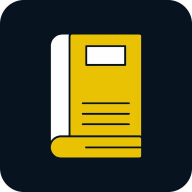 Kitap simgesinin vektör illüstrasyonu 