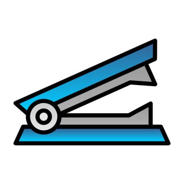 Stapler web simgesi, vektör illüstrasyonu 
