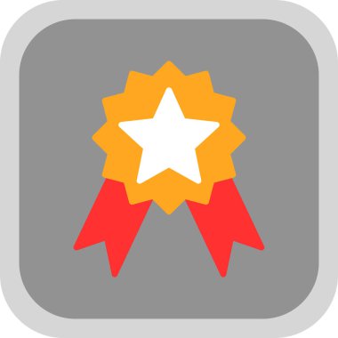 Ödül. Web simgesi basit illüstrasyon