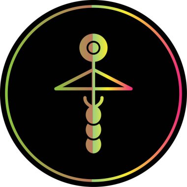 Modern bir simgenin vektör illüstrasyonu