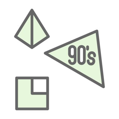 90 'ların eski tarzının gösterimi