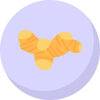 Ay çöreği. Web simgesi basit illüstrasyon