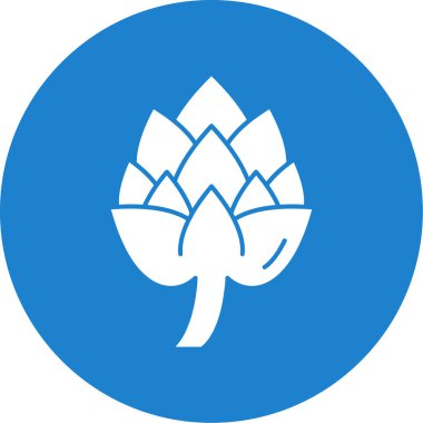 Enginar mı? Web simgesi basit illüstrasyon