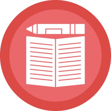 Belge. Web simgesi basit illüstrasyon