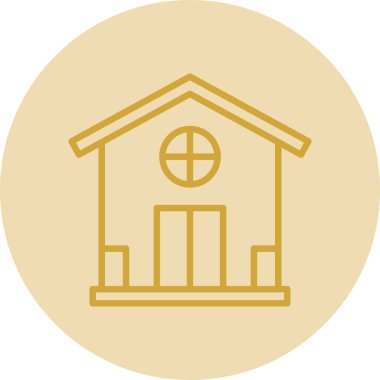 ev simgesi modern basit illüstrasyon